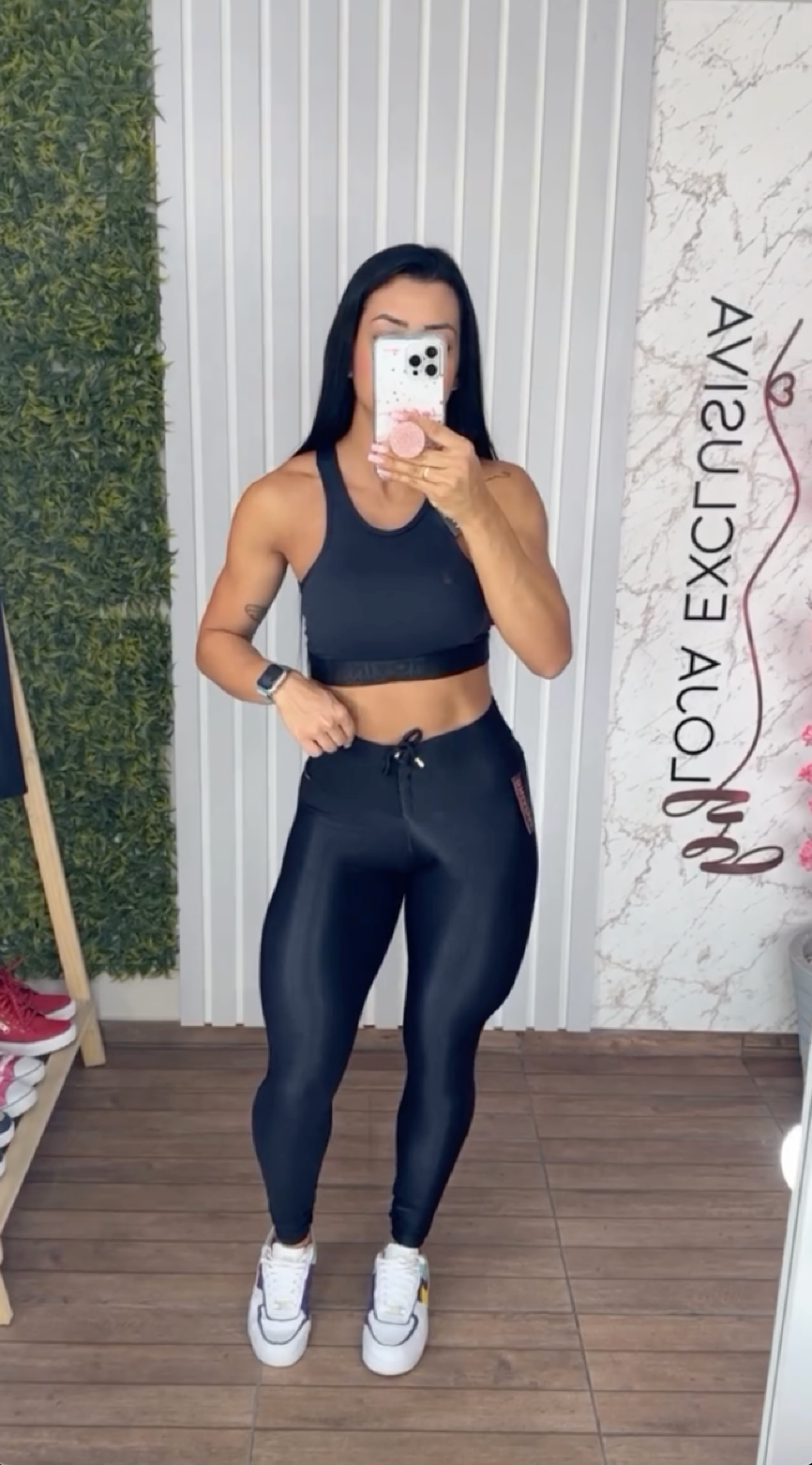 Cropped + Legging Madu